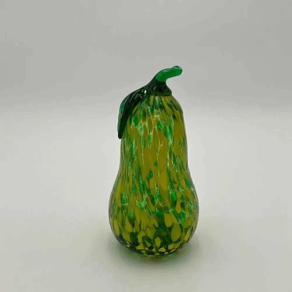 HAND BLOWN GLASS Pear
